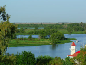 San Pedro con vista al Paraná