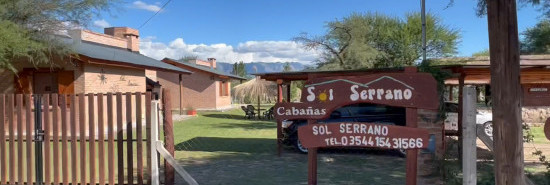 Cabaña Sol Serrano - Mina Clavero